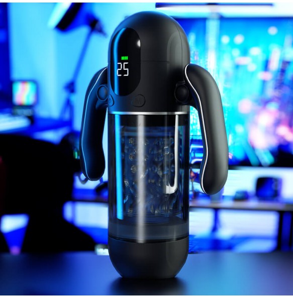 MizzZee - Futura Rotating Sucking Voice Masturbator Cup (Chargeable - Black) MizzZee - Futura Rotating Sucking Voice Masturbator Cup (Chargeable - Black)